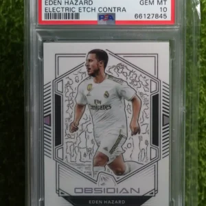 2019-20 Panini Obsidian Eden Hazard Electric Etch Contra 4/8