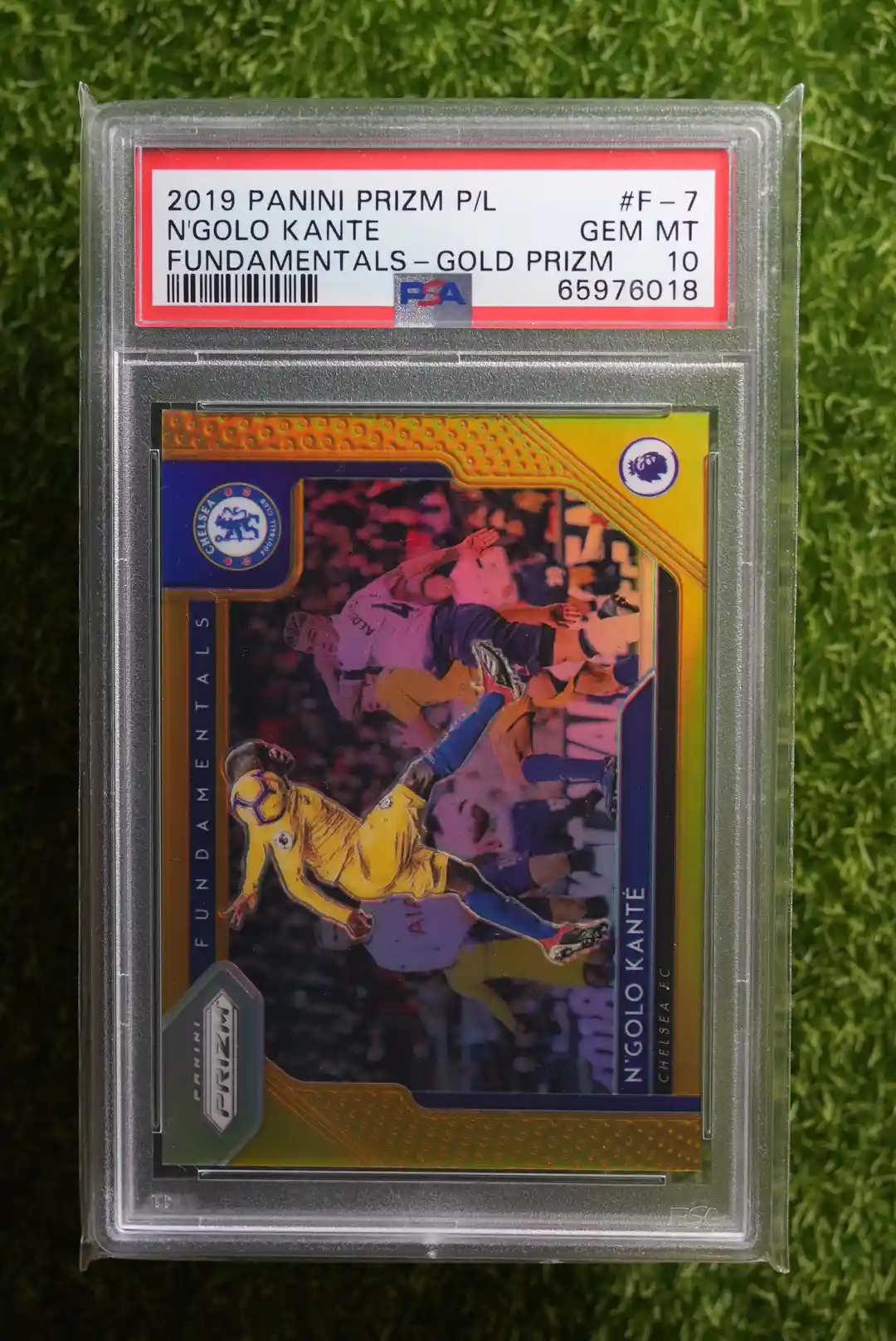 2019-20 Panini Prizm N'Golo Kanté Fundamentals Gold Prizm