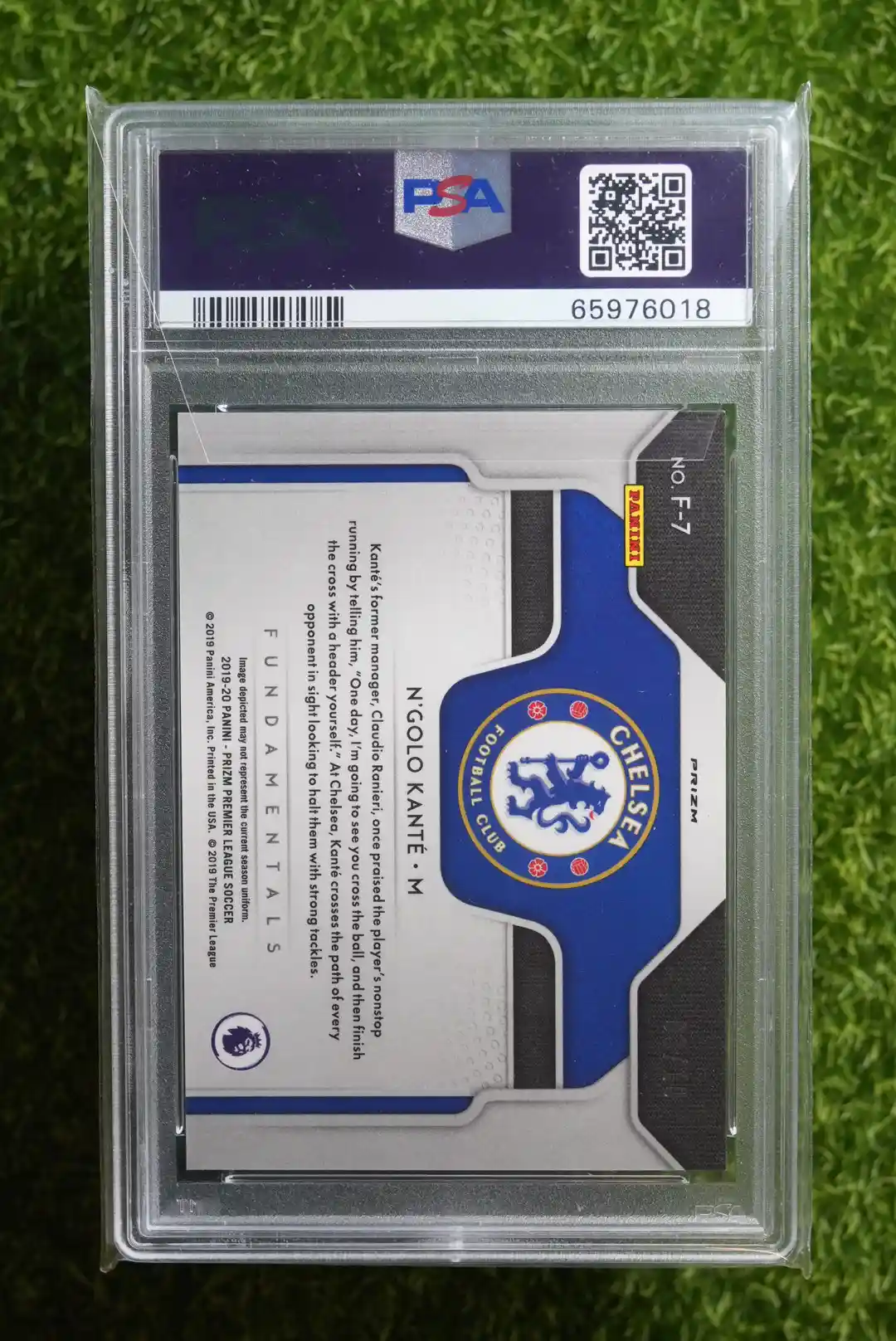 2019-20 Panini Prizm N'Golo Kanté Fundamentals Gold Prizm - Image 2