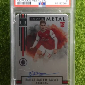 2019-20 Panini Impeccable Emile Smith Rowe Rookie Metal Signatures 7/25