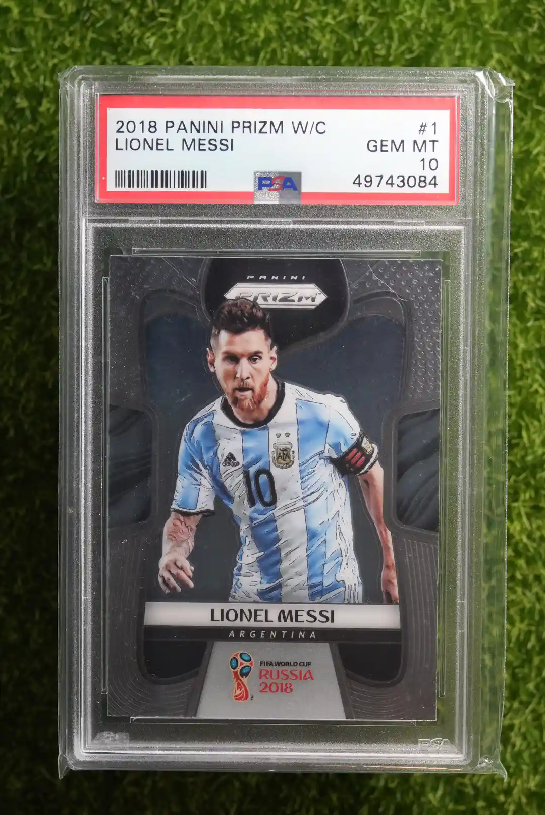 2018 Panini Prizm World Cup Lionel Messi Silver Prizm