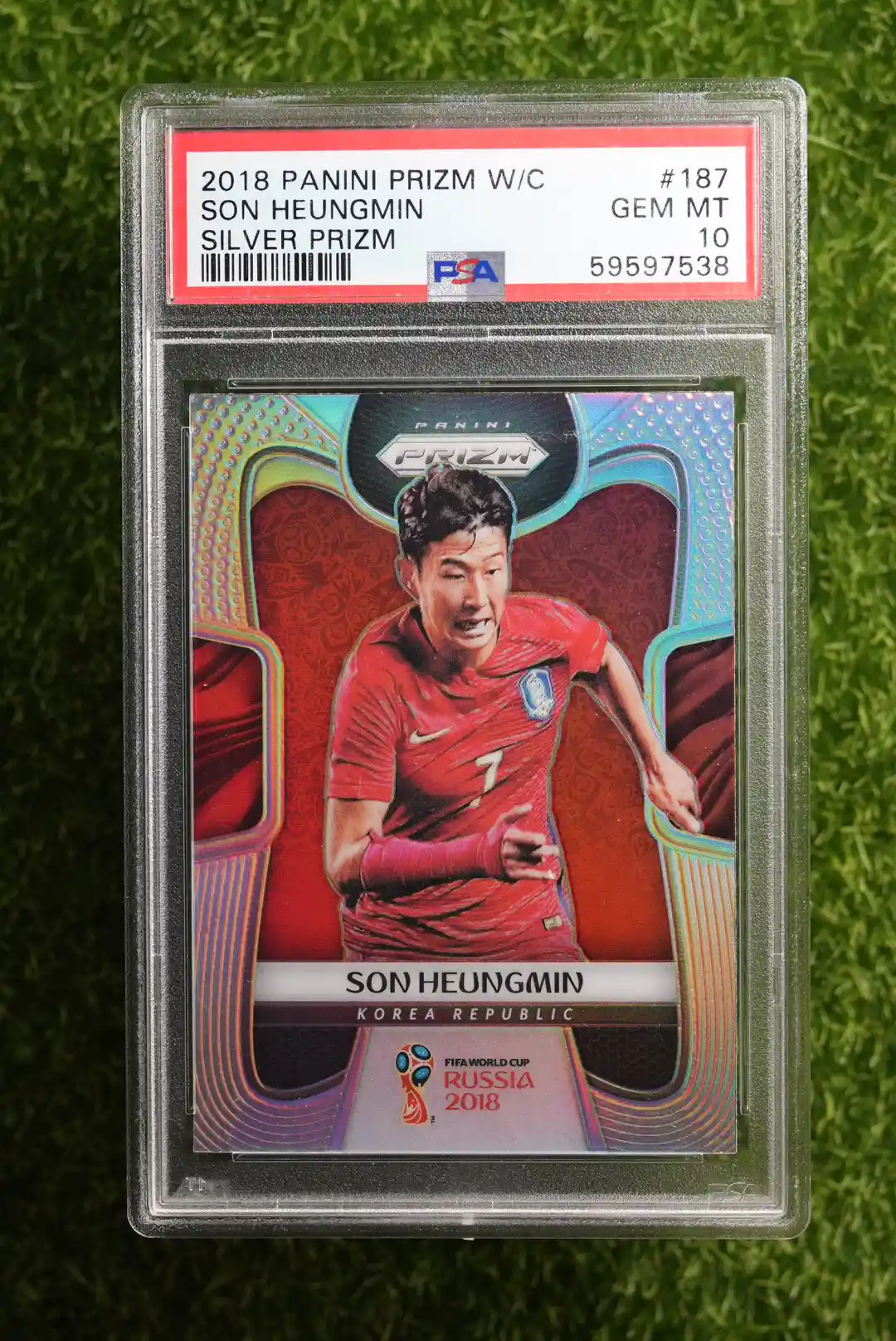 2018 Panini Prizm World Cup Son Heung-min Silver Prizm