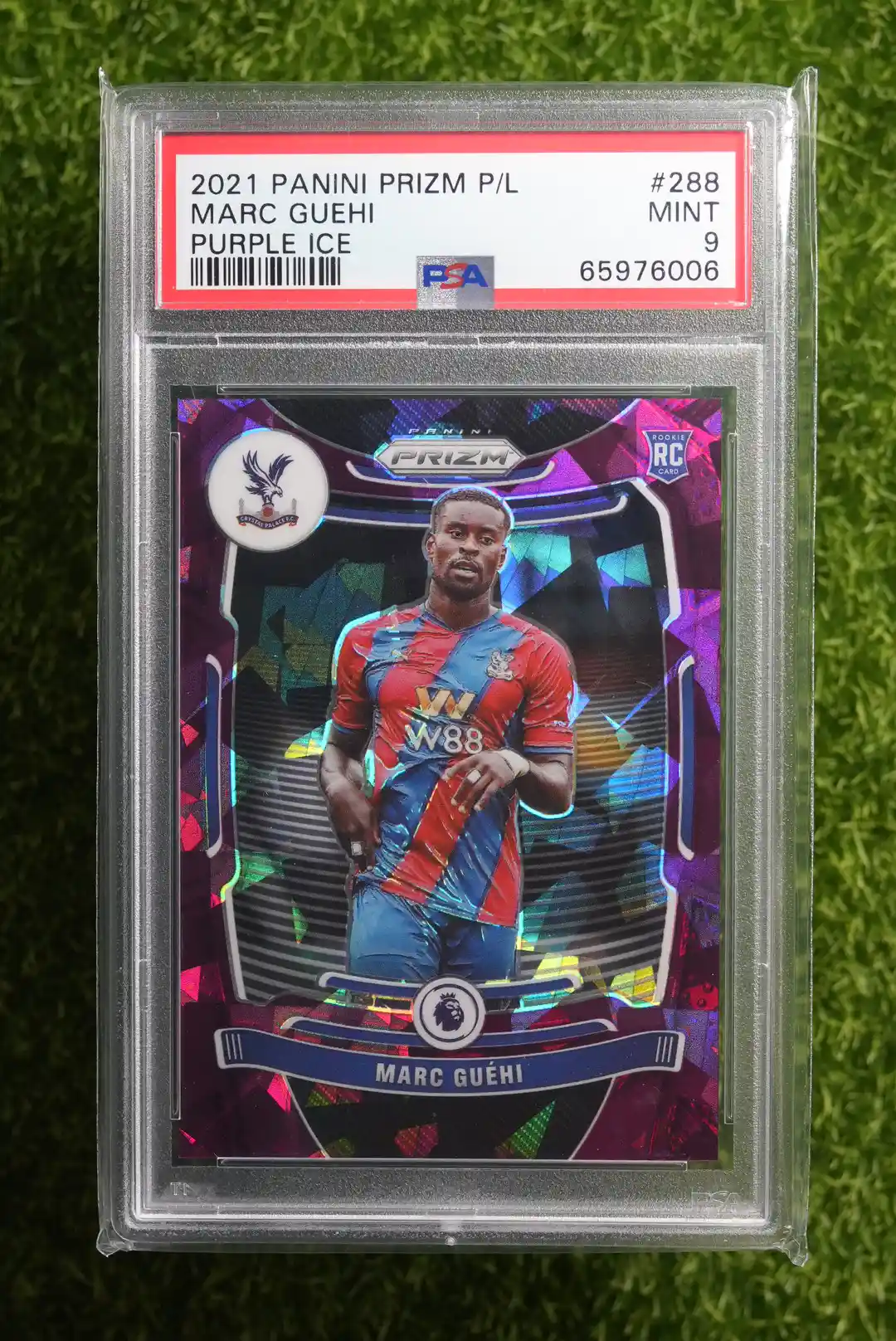 2021-22 Panini Prizm Marc Guéhi Purple Ice Prizm 13/49