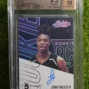 2018-19 Absolute Memorabilia Lonnie Walker IV Rookie Autographs Level 5 1/1