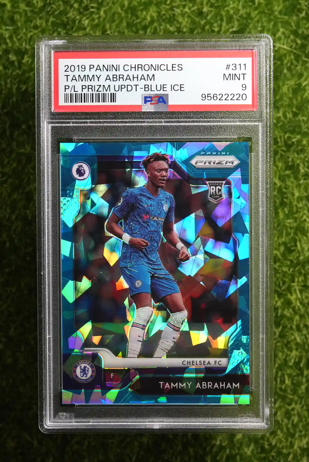 2019-20 Panini Chronicles Tammy Abraham Prizm Update Blue Ice 49/99