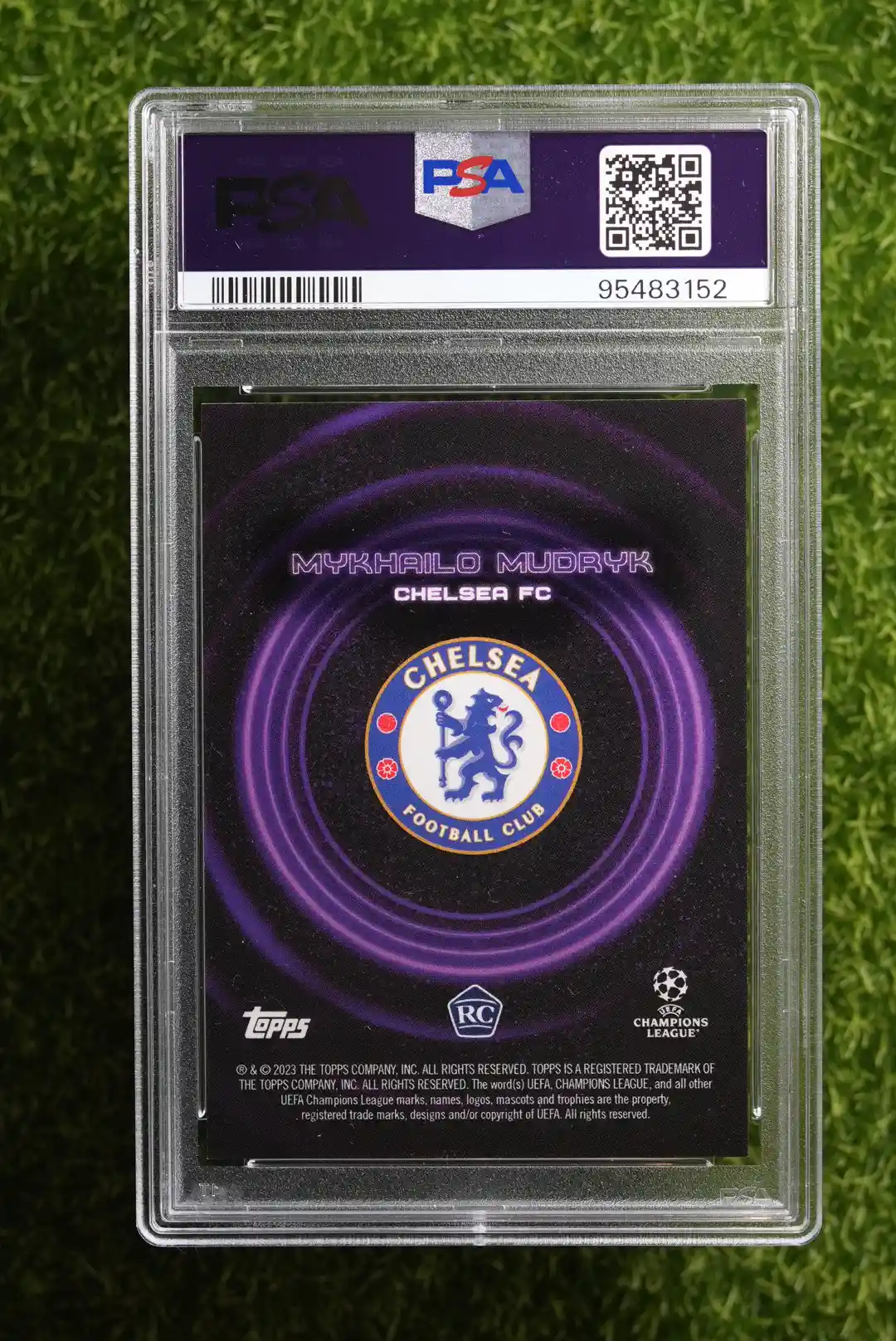 2022-23 Topps UEFA Club Competitions Showtime Showcase Purple 25/25 - Image 2