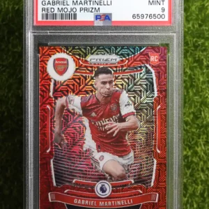 2021-22 Panini Prizm Gabriel Martinelli Red Mojo Prizm 125/159