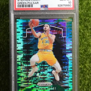 2019-20 Panini Prizm Stephen Curry Green Pulsar Prizm