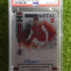 2019-20 Panini Impeccable Emile Smith Rowe Rookie Metal Signatures 9/25