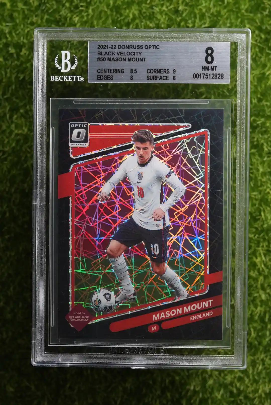 2021-22 Donruss Optic Mason Mount Black Velocity 18/25