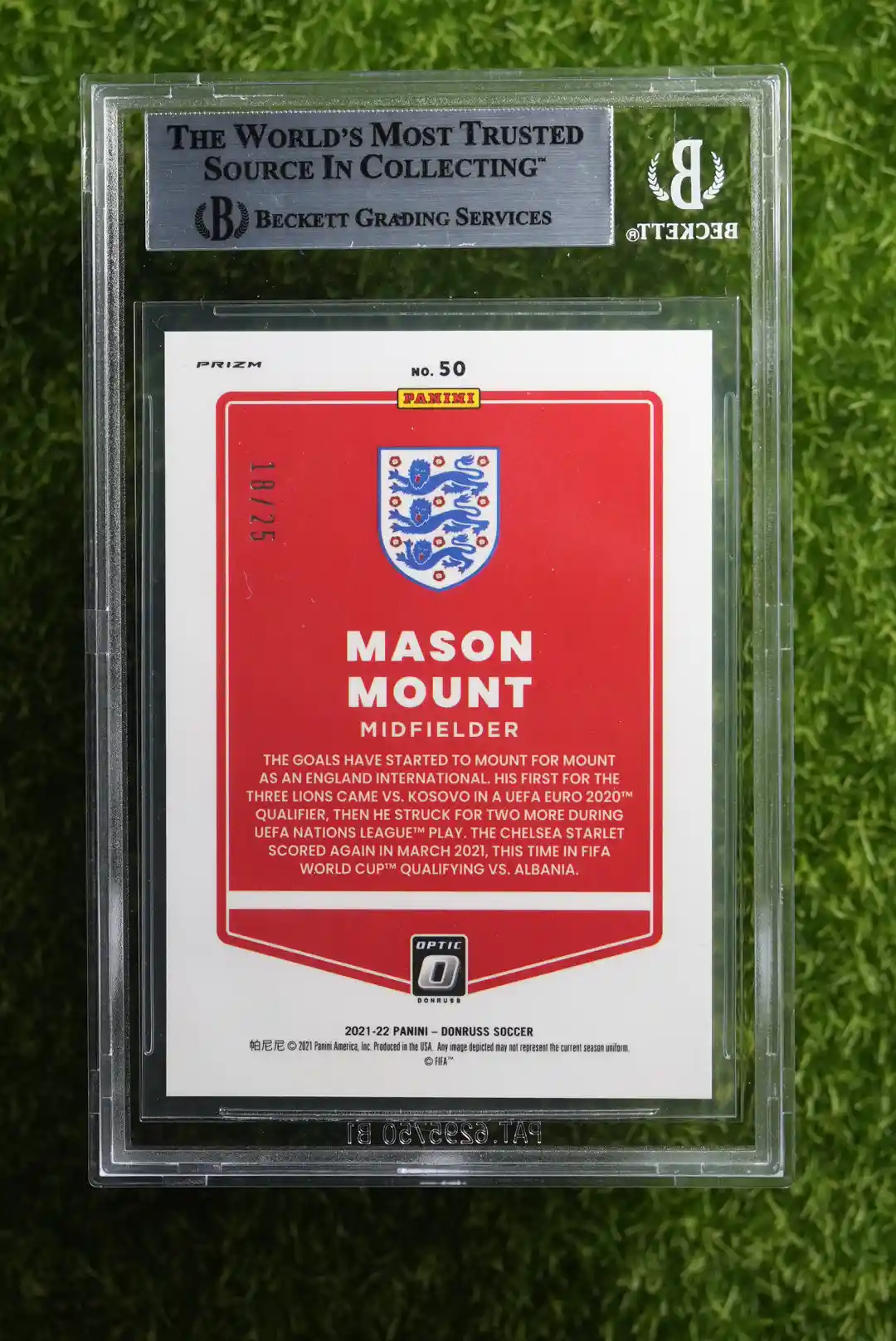 2021-22 Donruss Optic Mason Mount Black Velocity 18/25 - Image 2