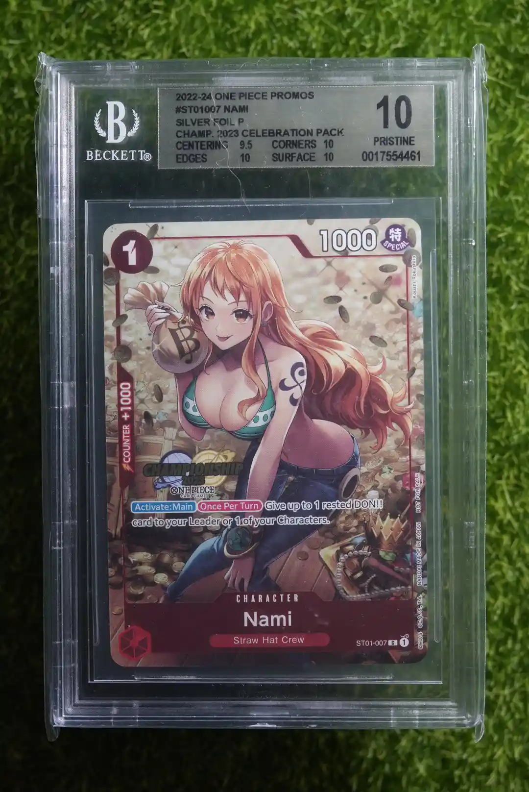2023 One Piece Nami Championship Celebration Pack Promo ST01-007