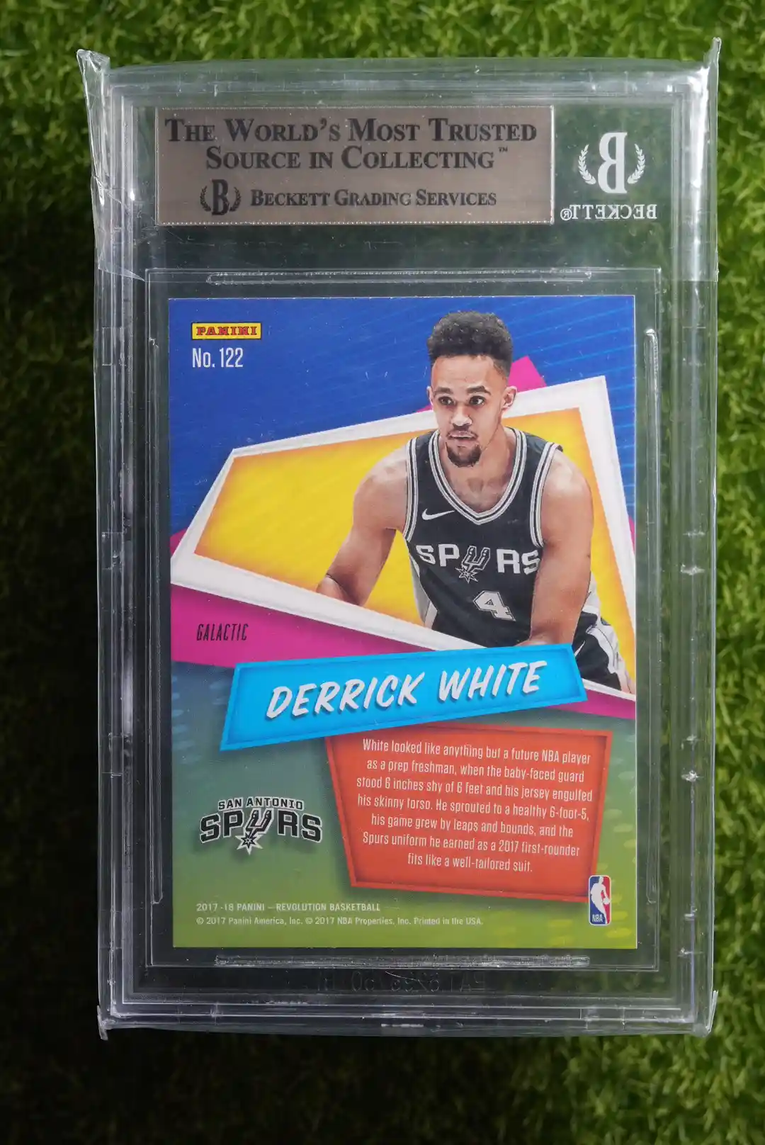 2017-18 Panini Revolution Derrick White Galactic - Image 2