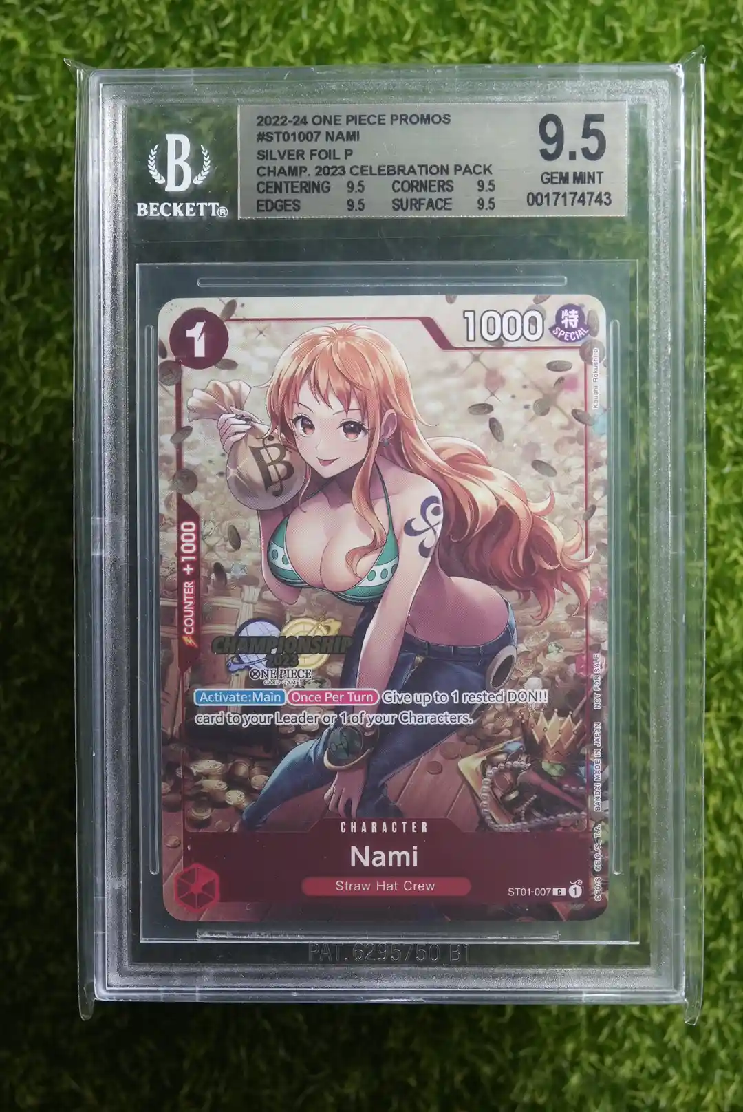 2023 One Piece Nami Championship Celebration Pack Promo ST01-007