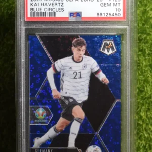 2020 Panini Mosaic UEFA Euro Kai Havertz Blue Circles Prizm 22/99