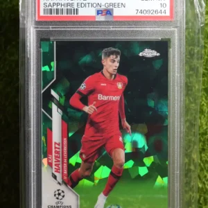 2019-20 Topps Chrome UEFA Champions League Sapphire Edition Kai Havertz Green 20/75