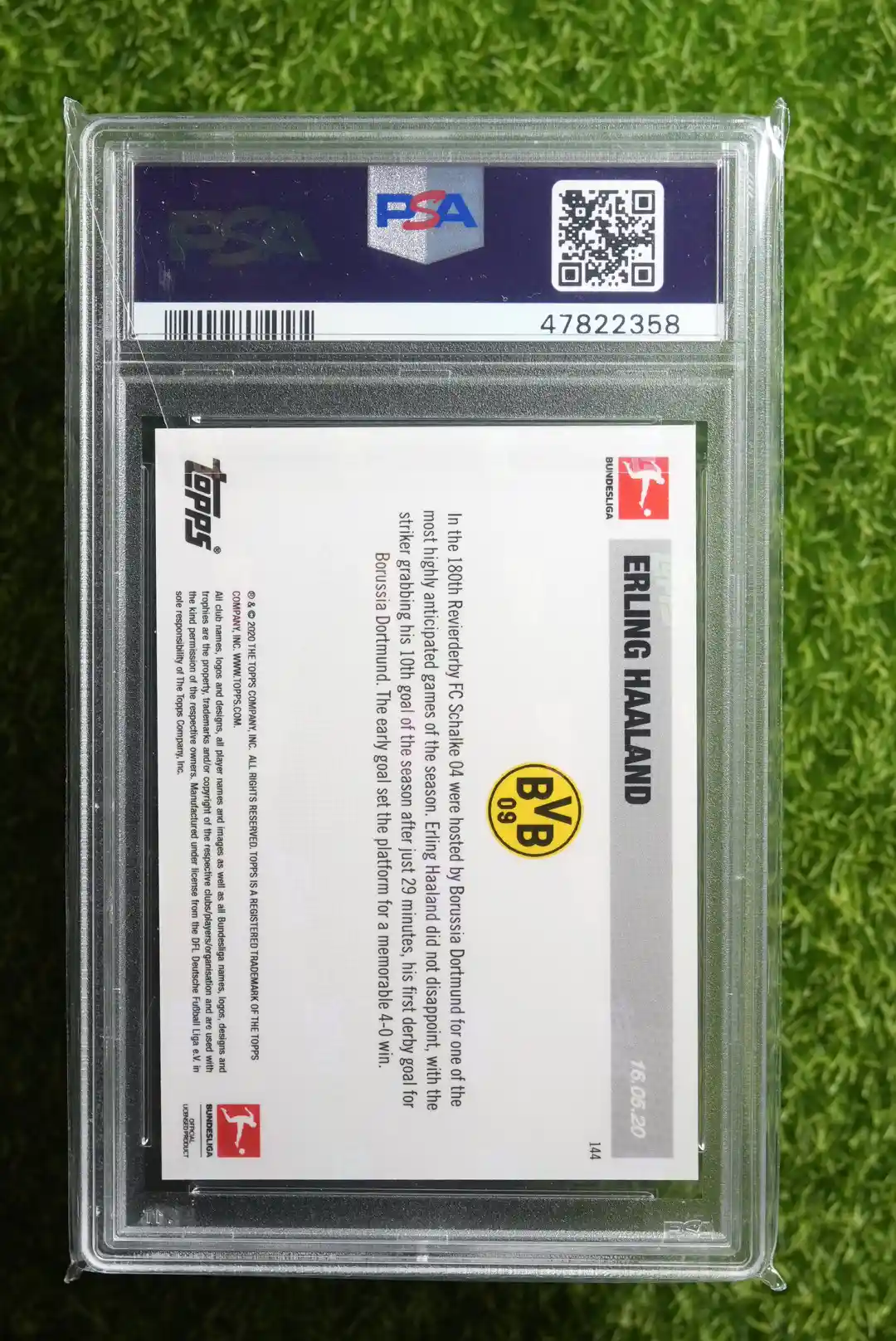 2020 Topps Now Bundesliga Erling Haaland #144 - Image 2