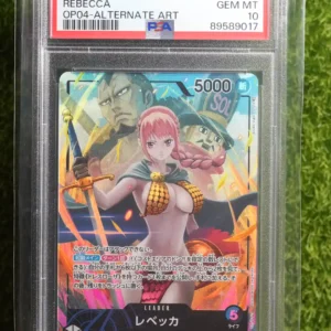 2023 One Piece Japanese Kingdom of Intrigue Rebecca Leader Alternate Art OP04-039