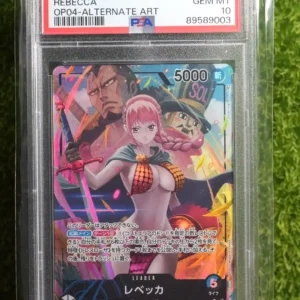 2023 One Piece Japanese Kingdom of Intrigue Rebecca Leader Alternate Art OP04-039
