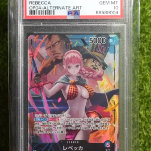 2023 One Piece Japanese Kingdom of Intrigue Rebecca Leader Alternate Art OP04-039