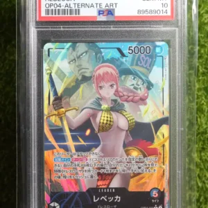 2023 One Piece Japanese Kingdom of Intrigue Rebecca Leader Alternate Art OP04-039