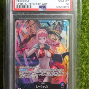 2023 One Piece Japanese Kingdom of Intrigue Rebecca Leader Alternate Art OP04-039