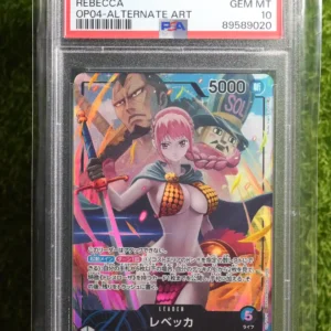 2023 One Piece Japanese Kingdom of Intrigue Rebecca Leader Alternate Art OP04-039