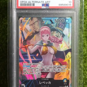 2023 One Piece Japanese Kingdom of Intrigue Rebecca Leader Alternate Art OP04-039