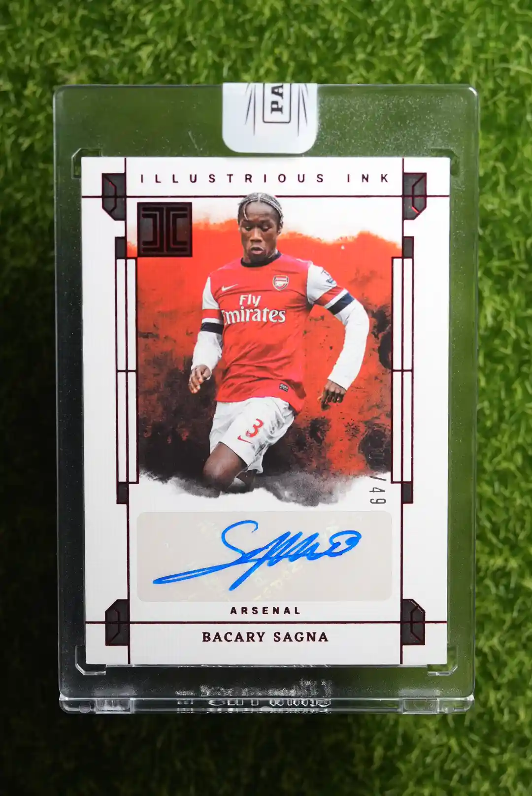 2023-24 Panini Impeccable Bacary Sagna Illustrious Ink Auto 1/49