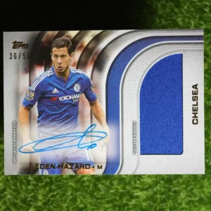 2015 Topps Premier Gold Eden Hazard Premier Jumbo Autograph Relic 36/50