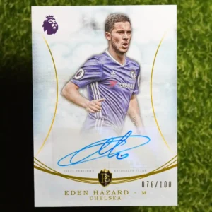 2016 Topps Premier Gold Eden Hazard Moments Autograph 76/100