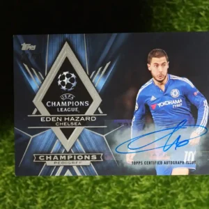 2016 Topps UEFA Champions League Showcase Eden Hazard Champions Pedigree Auto