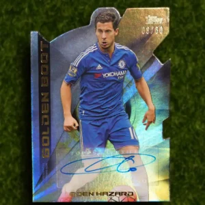 2015 Topps Premier Gold Eden Hazard Golden Boot Die-Cut Auto 08/60