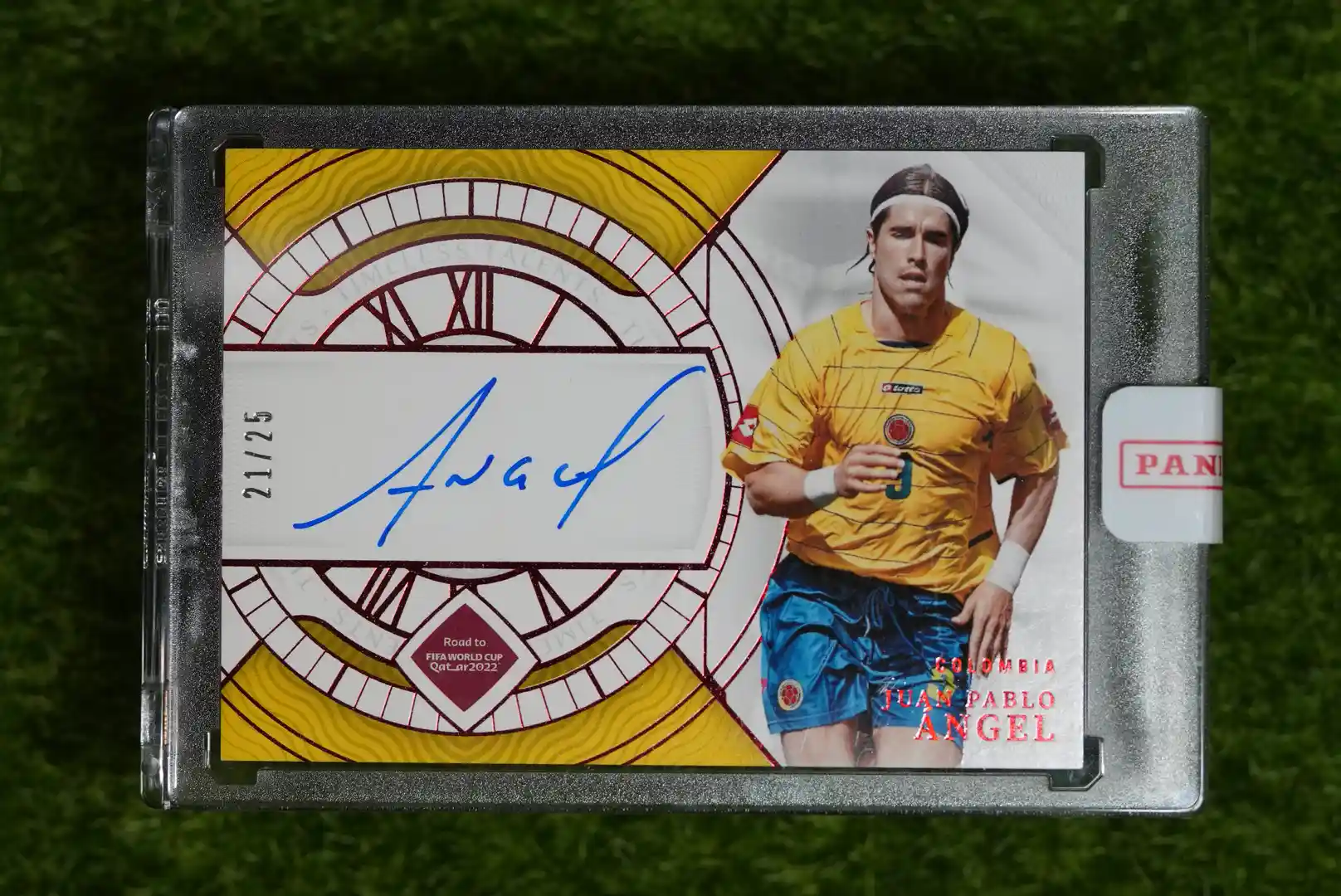 2022 Panini National Treasures Road to World Cup Juan Pablo Ángel Timeless Talents Signatures 33/49