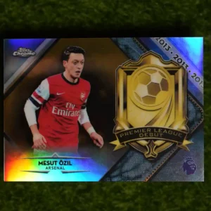 2019-20 Topps Chrome Premier League Mesut Özil Premier League Debut Gold Refractor 05/50