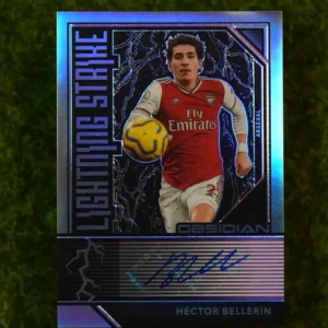 2019-20 Panini Obsidian Héctor Bellerín Lightning Strike Blue Auto 57/75
