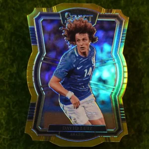 2017-18 Panini Select David Luiz Gold Prizm Die-Cut 04/10