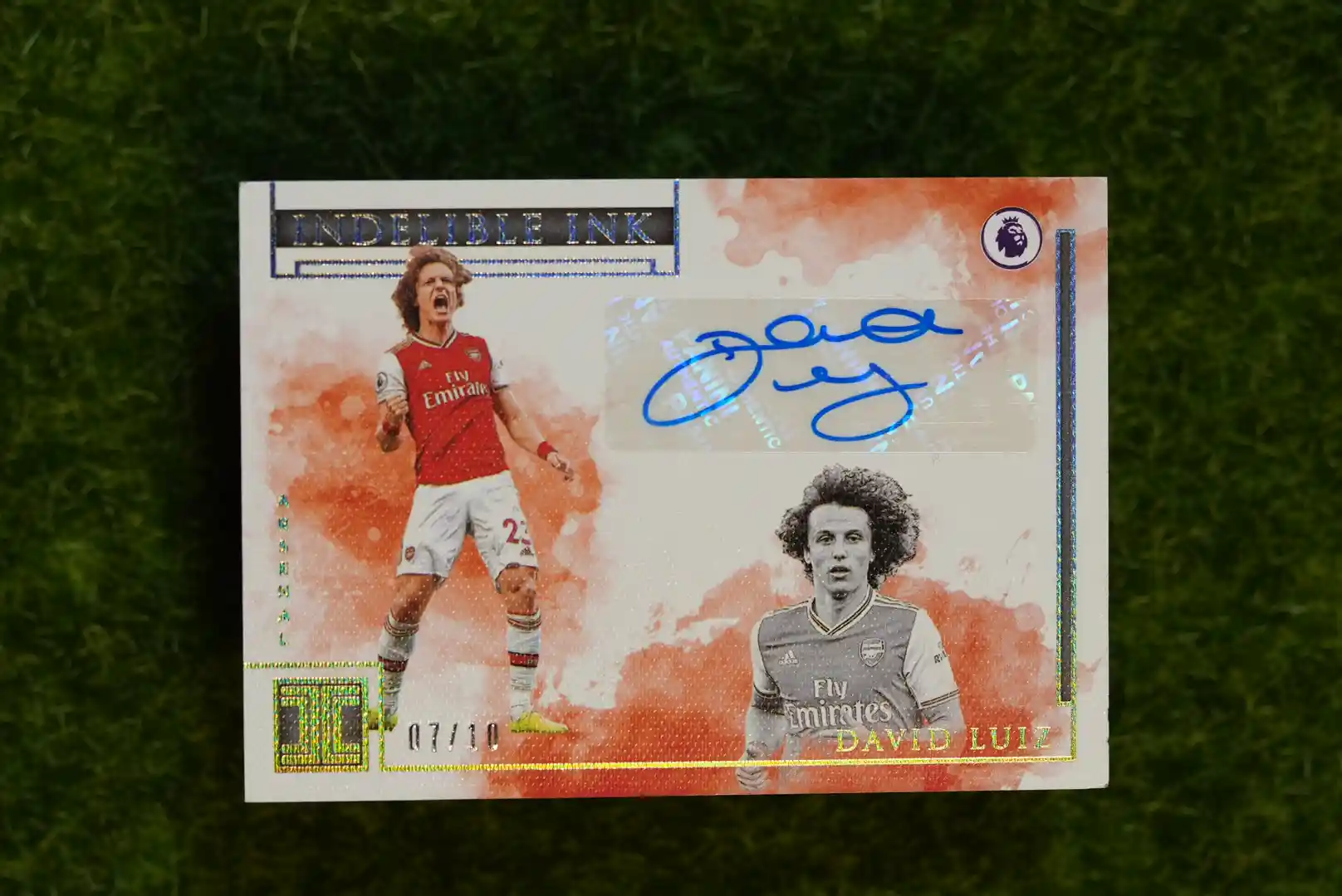2019-20 Panini Impeccable David Luiz Indelible Ink Auto 07/10