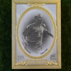 2018 Futera Unique William Gallas Mythicals Game-Worn Memorabilia 03/07