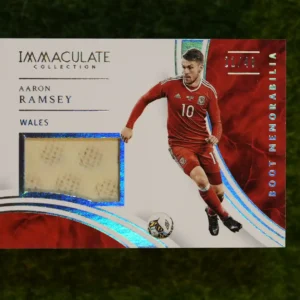 2017 Panini Immaculate Collection Aaron Ramsey Boot Memorabilia 32/40