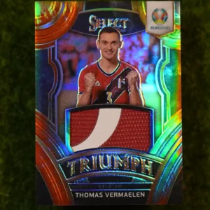 2020 Panini Select UEFA Euro Thomas Vermaelen Triumph Gold Prizm 05/10