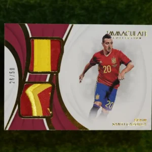 2018-19 Panini Immaculate Collection Santi Cazorla Dual Patch 26/50