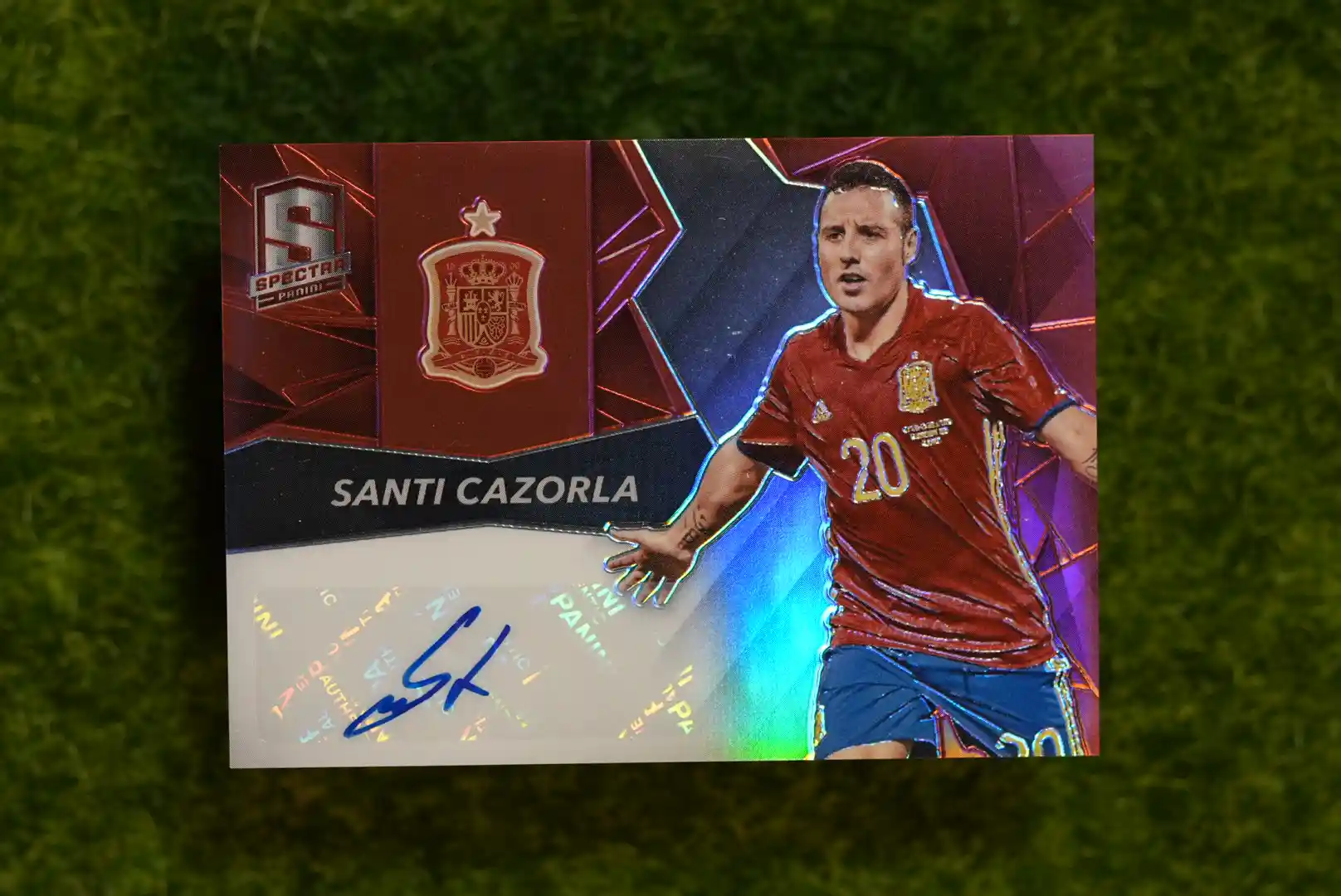 2016-17 Panini Spectra Santi Cazorla Signatures 55/65