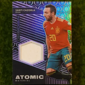 2019-20 Panini Obsidian Santi Cazorla Atomic Material Blue 20/75