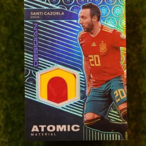 2019-20 Panini Obsidian Santi Cazorla Atomic Material Red 01/25