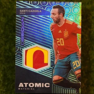 2019-20 Panini Obsidian Santi Cazorla Atomic Material Red 03/25