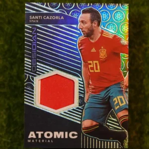 2019-20 Panini Obsidian Santi Cazorla Atomic Material Green 05/10