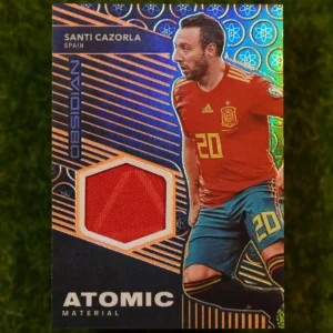 2019-20 Panini Obsidian Santi Cazorla Atomic Material Orange 21/50