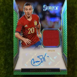 2016-17 Panini Select Santi Cazorla Jersey Autographs Green 27/49