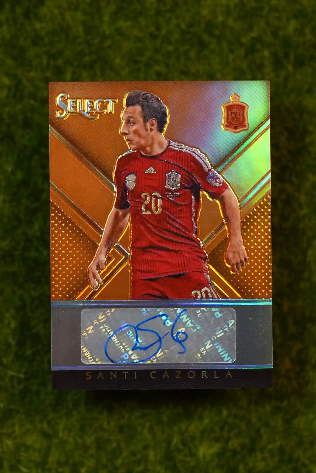 2015-16 Panini Select Santi Cazorla Select Signatures Orange 60/75